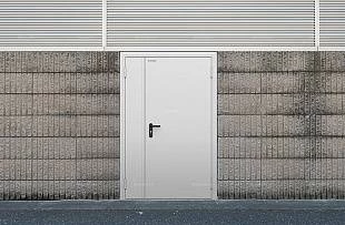 Техническая двустворчатая дверь, 1150х2050, правая